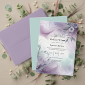 Elegant Mint Green Retouradres Etiket (Personaliseer deze collectie van deze onafhankelijke maker. Test)