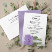 Website lavender Paarse Roos Weddenschap Informatiekaartje (Personaliseer deze collectie van deze onafhankelijke maker. Test)