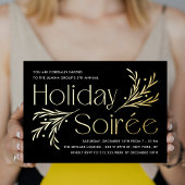 Lavish Soirée Editable Color Holiday Party Invitat Kaart