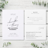 Whimsical Hand-Drawn Cake Trouwservetten Servet (Personaliseer de collectie van deze zelfstandige maker.)