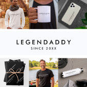 Legendaddy voor Legendary Dads eenvoudige minimali Hart Sticker