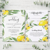 Rustieke Waterverf Citroen bruiloft kolf Heupfles (Personaliseer de collectie van deze zelfstandige maker.)