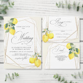 Rustieke citroen citrus boho zomer bruiloft kartonnen onderzetters (Personaliseer de collectie van deze zelfstandige maker.)