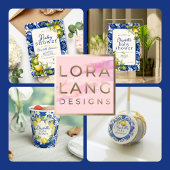  Blue Tegel Yellow Lemons Boeken voor Baby Informatiekaartje