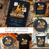 Bonfire Let's Get Toasted Verjaardag Welkom Spandoek