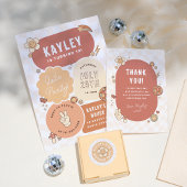 Groovy Daisy Boho Let's Party Budget Girl Verjaard