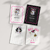 Boo-Jee Halloween Geest Bachelorette Feest Kaart