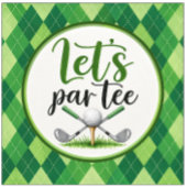 Golf Let's Par Tee op de golfbaan T-shirt
