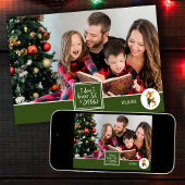 Laat het Sneeuwklop Reindeerpatroon met de naam Gr Theedoek