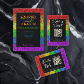 LGBT vlag regenboog hart sparkles homohuwelijk Cadeaupapier (Personaliseer de collectie van deze zelfstandige maker.)