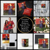 Weegschaal Zodiac Teken Schalen Verjaardagsfeest Vierkante Sticker