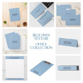 Light blue Linen Fabric Texture Briefhoofd