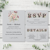 Soft Blooms Spring Floral Thank You Card Bedankkaart (Personaliseer de collectie van deze zelfstandige maker.)