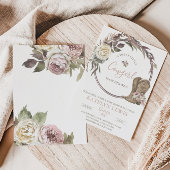 Cowgirl Baby shower Book Request Insert Informatiekaartje