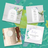 Boho Lila bloemenbruiloft Save The Date