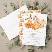 Lily bell fine art bruiloft diner menu (Personaliseer deze collectie van deze onafhankelijke maker. Test)