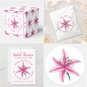 Roze Lily Flower Floral Garden Party Spring Lilies Tafelkleed