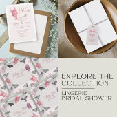 Lingerie Blush Vrijgezellenfeest Cadeaulabel