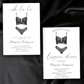 Panty Game Vrijgezellenfeest Bachelorette Lingerie Informatiekaartje