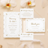 Little Bee Baby shower Display Douche Informatiekaartje
