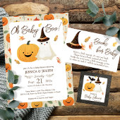 Hey Boo Halloween Baby shower Papier Blad