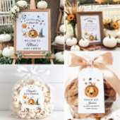 Halloween Baby shower Diaper Raffle Sign Poster