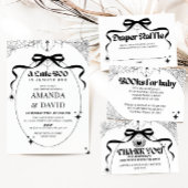 Little Boo Minimal Gothic Halloween Baby shower Papieren Bekers