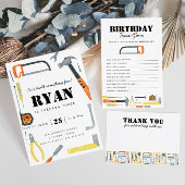 Jongens Constructiebouwer Retouradreslabel Etiket