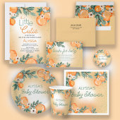 Oranje wit gestreepte Chevron Pattern Tissuepapier