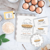 Zoeter dan taart Baby shower Dank u Notitiekaartje