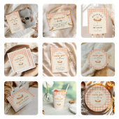 Kleine lieve schat herfst babyshower foto kaart