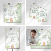 Dinosaur Guest Book Party Sign Foto Afdruk