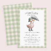 Little Duckling Green Gender Neutral Baby Shower Papieren Bekers