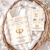 Little Dumpling Baby shower Diapper Raffle Informatiekaartje