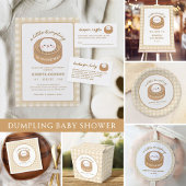 Schattigee kleine dumpling is onderweg naar het Ba Kaart