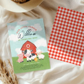 Boys Cute Farm 1st Birthday Milestone Photo Vlaggetjes