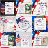 Kleine Firecracker op 4 juli 1991 Spandoek