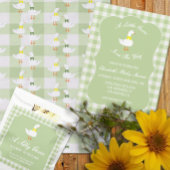 Kleine Gans Baby Shower Acryl Bord