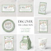 Little hunter Hunting Baby Shower Ronde Sticker