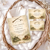 Little Hunter Woodland Adventure Baby Shower Kaart