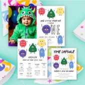 Monster Eerste Verjaardagsfeestje Romper