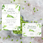 Little Sweet Pea Welcome Baby shower Poster