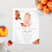 Sweet Little Peach Smoothie 2e verjaardag Party Papieren Bekers