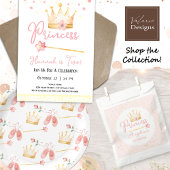 Prinses Kroon Wand Roze Meisje Verjaardag Tissuepapier
