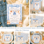 Een kleine pompoen is onderweg, padvinder Baby sho Kaart