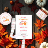 Little Pumpkin 1st Birthday Cadeaupapier