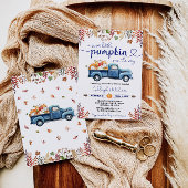 Kleine pompoen Baby shower gepersonaliseerde serve Servet