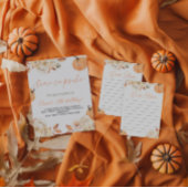 Kleine Pompoen Eerste Verjaardag Tijd Capsule Kaar Kaart