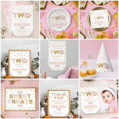 Kleine pompoen meisjes 2e verjaardag ronde button 3,2 cm