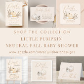 Kleine Pompoen Herfst Baby Shower Bedankt